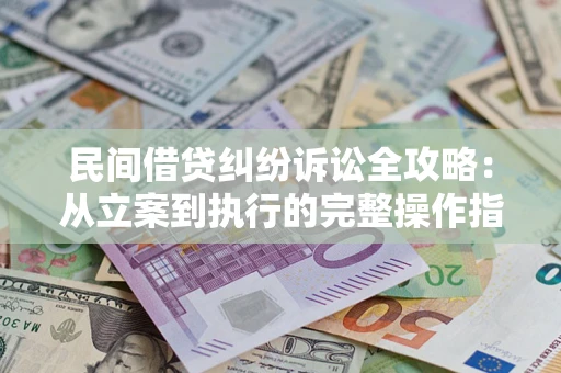 北京民间借贷纠纷诉讼全攻略：从立案到执行的完整操作指南
