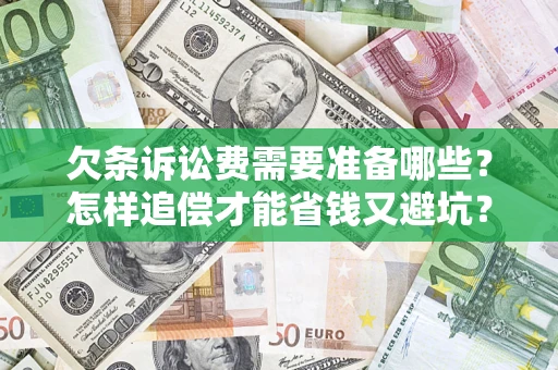 北京欠条诉讼费需要准备哪些？怎样追偿才能省钱又避坑？