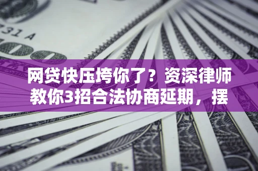 北京网贷快压垮你了？资深律师教你3招合法协商延期，摆脱暴力催收！