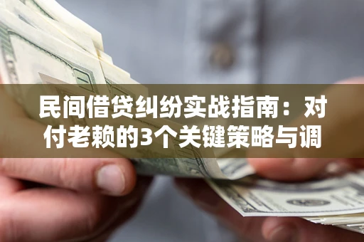 北京民间借贷纠纷实战指南：对付老赖的3个关键策略与调解盲区解析