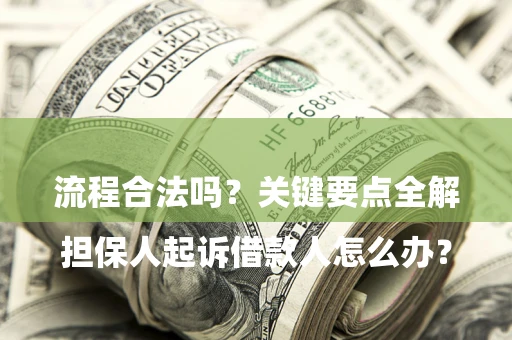 北京

担保人起诉借款人怎么办？流程合法吗？关键要点全解析
