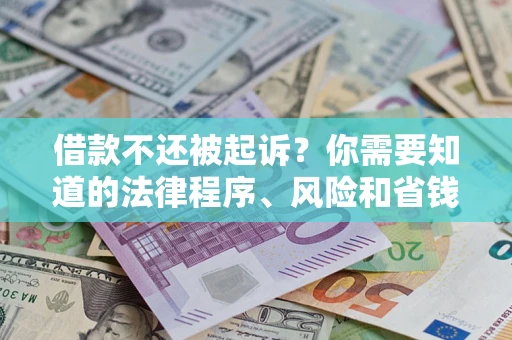 北京借款不还被起诉？你需要知道的法律程序、风险和省钱技巧