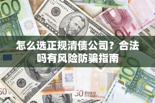 北京怎么选正规清债公司？合法吗有风险防骗指南
